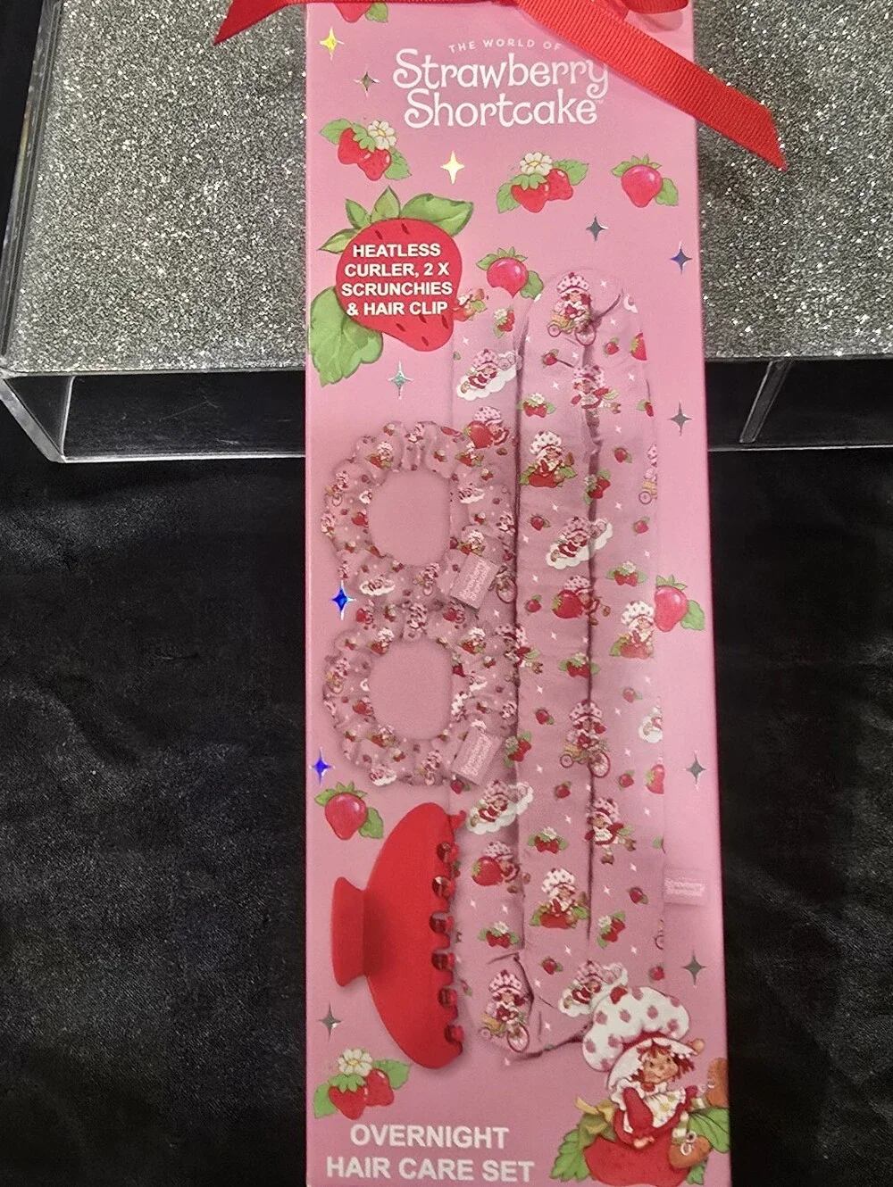 SkinnyDip London X Strawberry Shortcake Overnight Hair Care Set